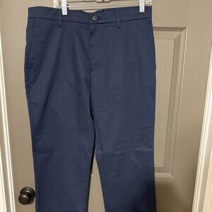 Goodthreads Navy Chino Dress Pants Mens 34x32 EUC